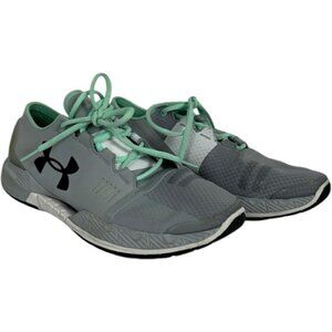 Under Armour Speedform Sneakers‎ Running Shoes Womens Size 9 Grey Teal Athletic